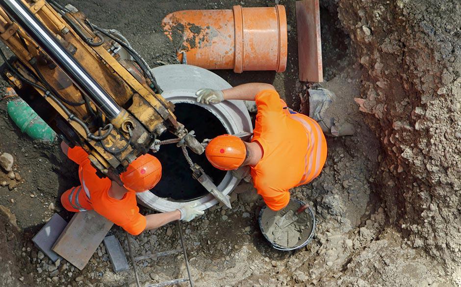 travaux assainissement Saclay